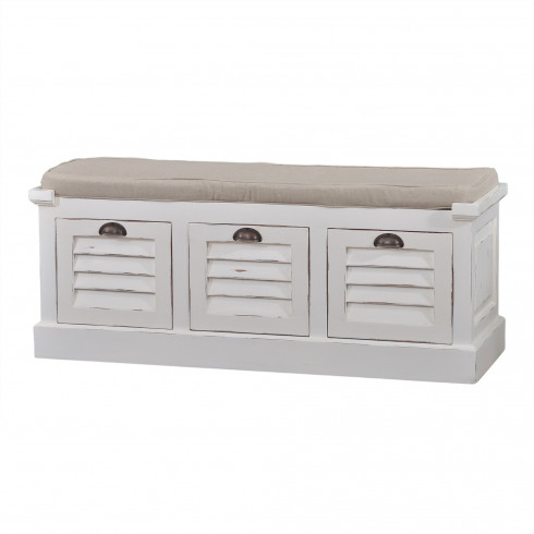 Lavice Orleans Shutter, 3 zásuvky