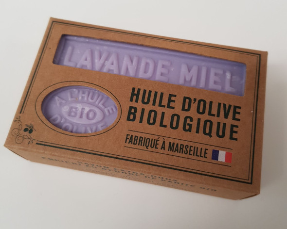 Tuhé mýdlo levandule - med, 125g