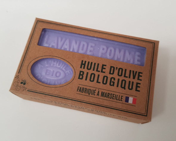 Tuhé mýdlo jablko - levandule, 125g