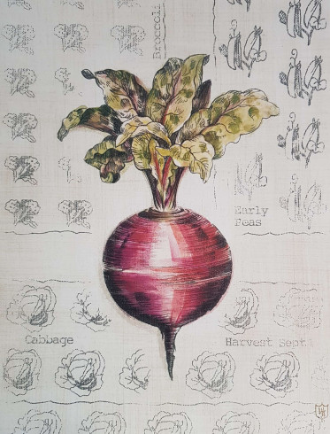 Obrázek 24x30, červená řepa, rám SM1