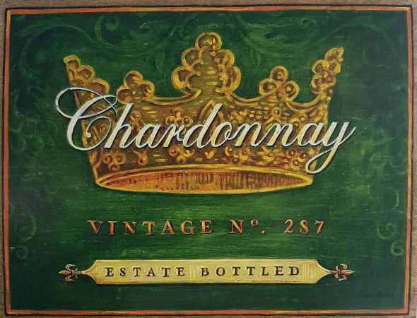 Obrázek 24x30, chardonnay, rám SM1