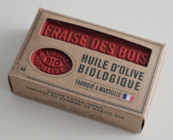 Tuhé mýdlo, lesní jahoda, 125g