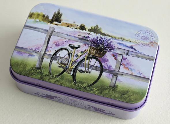 Mýdlo BIO levandule, 125g, kov. krabička